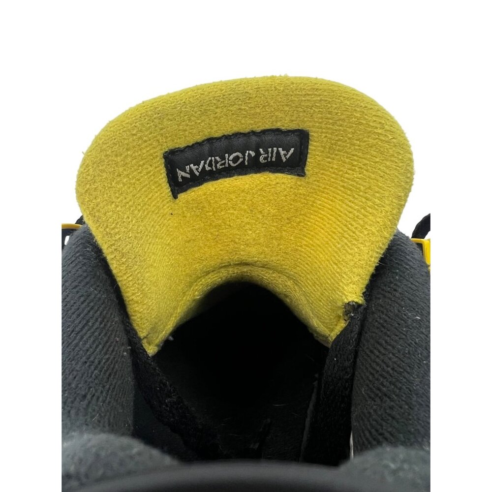 AUTHENTIC Air Jordan 4 Retro Thunder Black & Tour Yellow Sneakers • Women's 8.5 - Picture 9 of 16